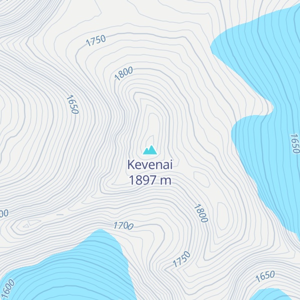Map of Kevenai