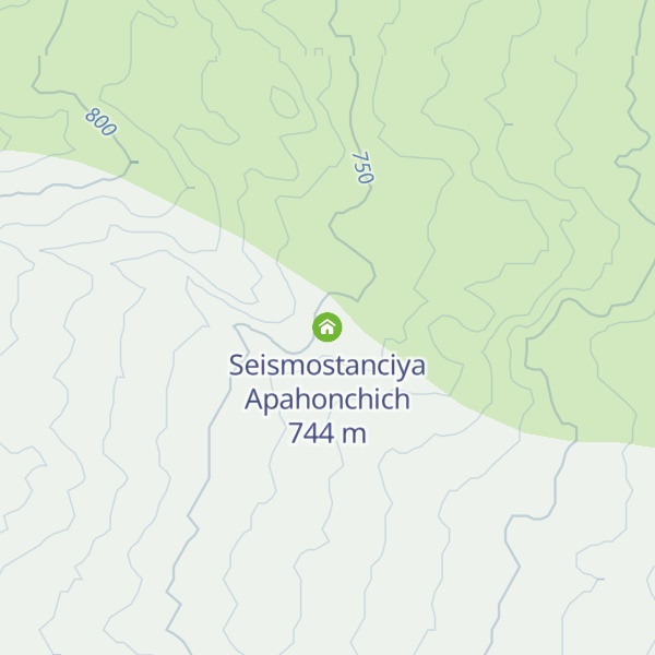 Map of Seismostanciya Apahonchich
