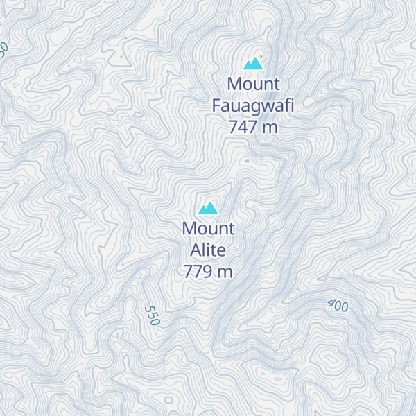 Map of Mount Alite