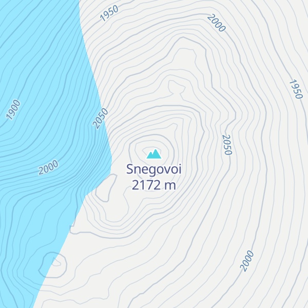 Map of Snegovoi