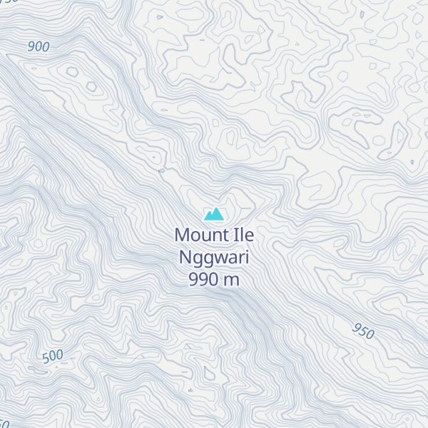 Map of Mount Ile Nggwari
