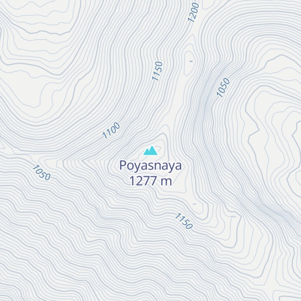 Map of Poyasnaya