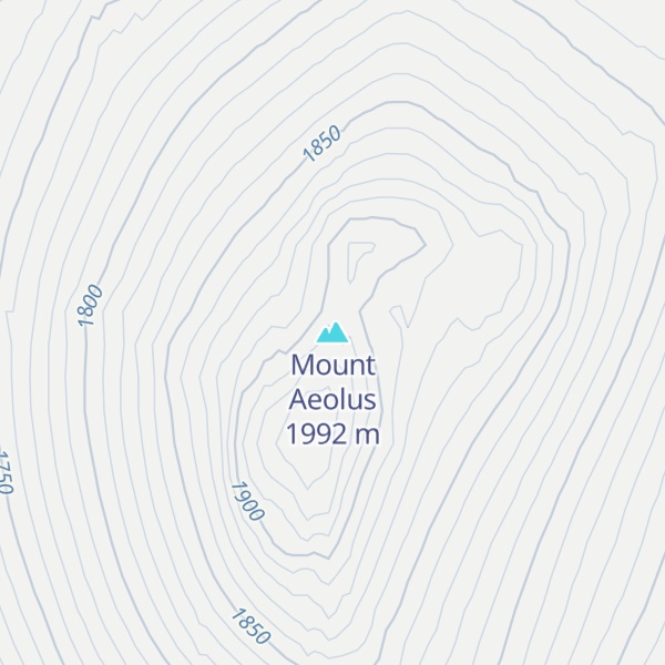 Map of Mount Aeolus