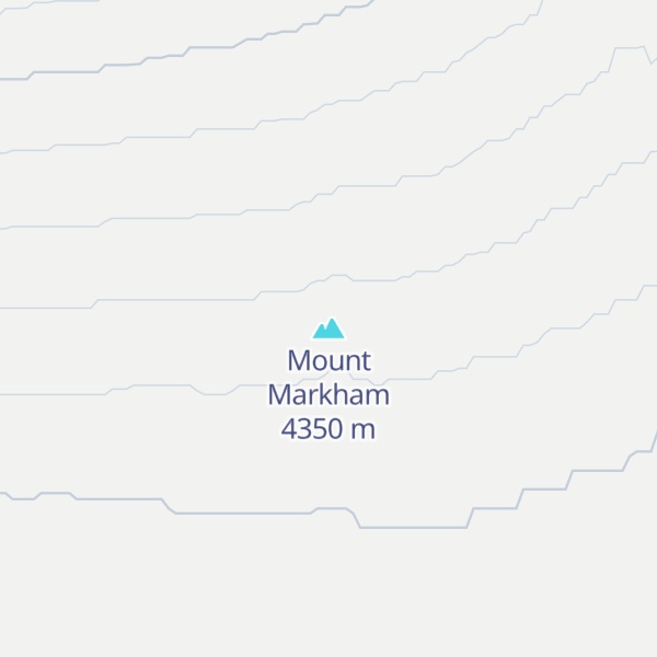 Map of Mount Markham