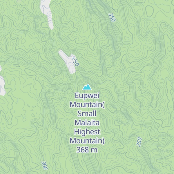 Map of Eupwei Mountain(Small Malaita Highest Mountain)