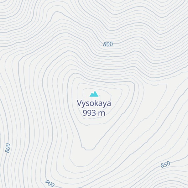 Map of Vysokaya