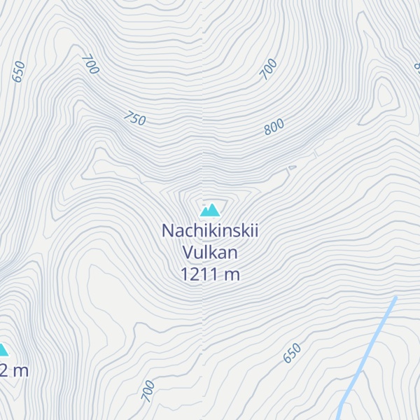 Map of Nachikinskii Vulkan