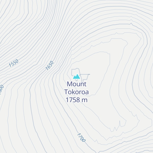Map of Mount Tokoroa