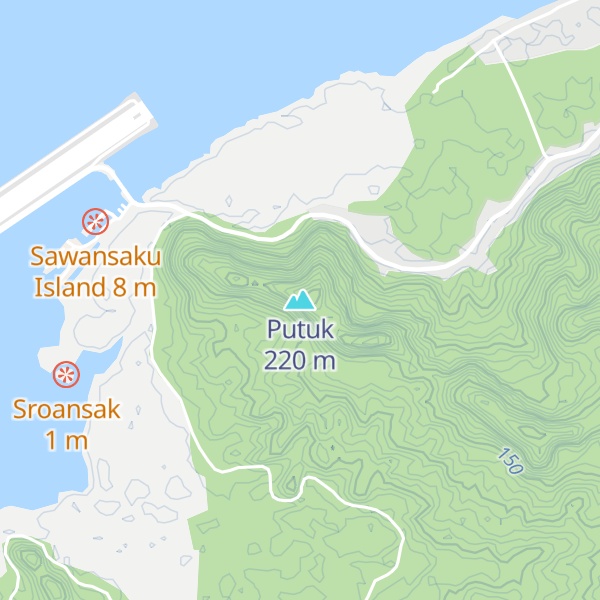 Map of Putuk