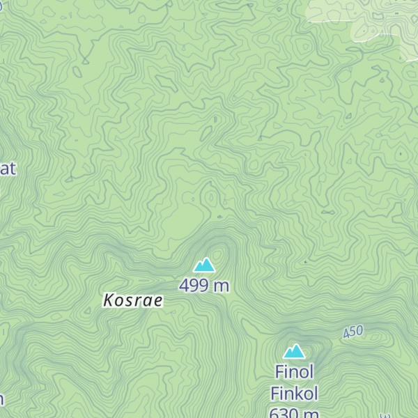 Map of Mount Crozer