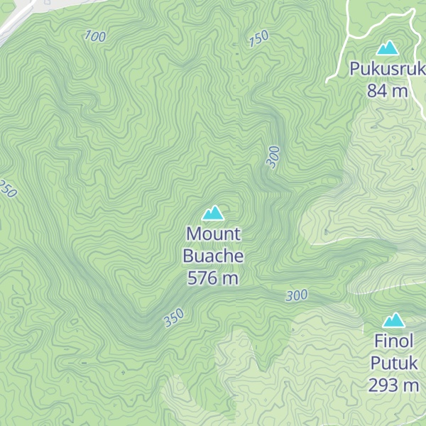 Map of Mount Buache