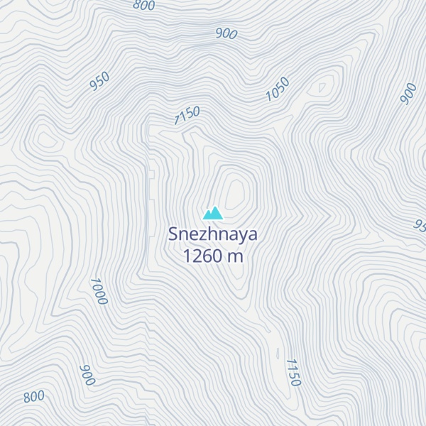 Map of Snezhnaya
