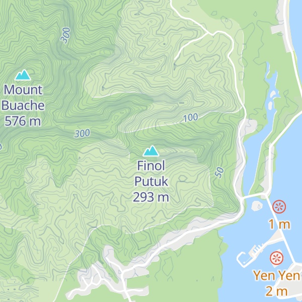 Map of Finol Putuk