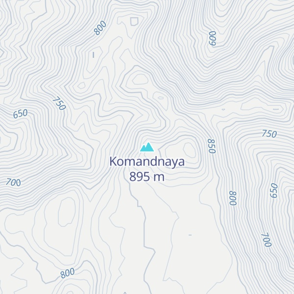 Map of Komandnaya