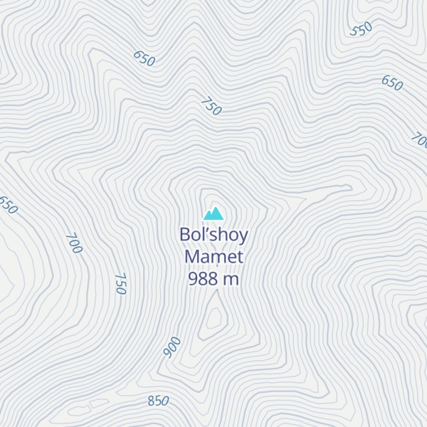 Map of Bol’shoy Mamet