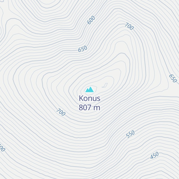 Map of Konus