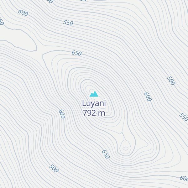 Map of Luyani
