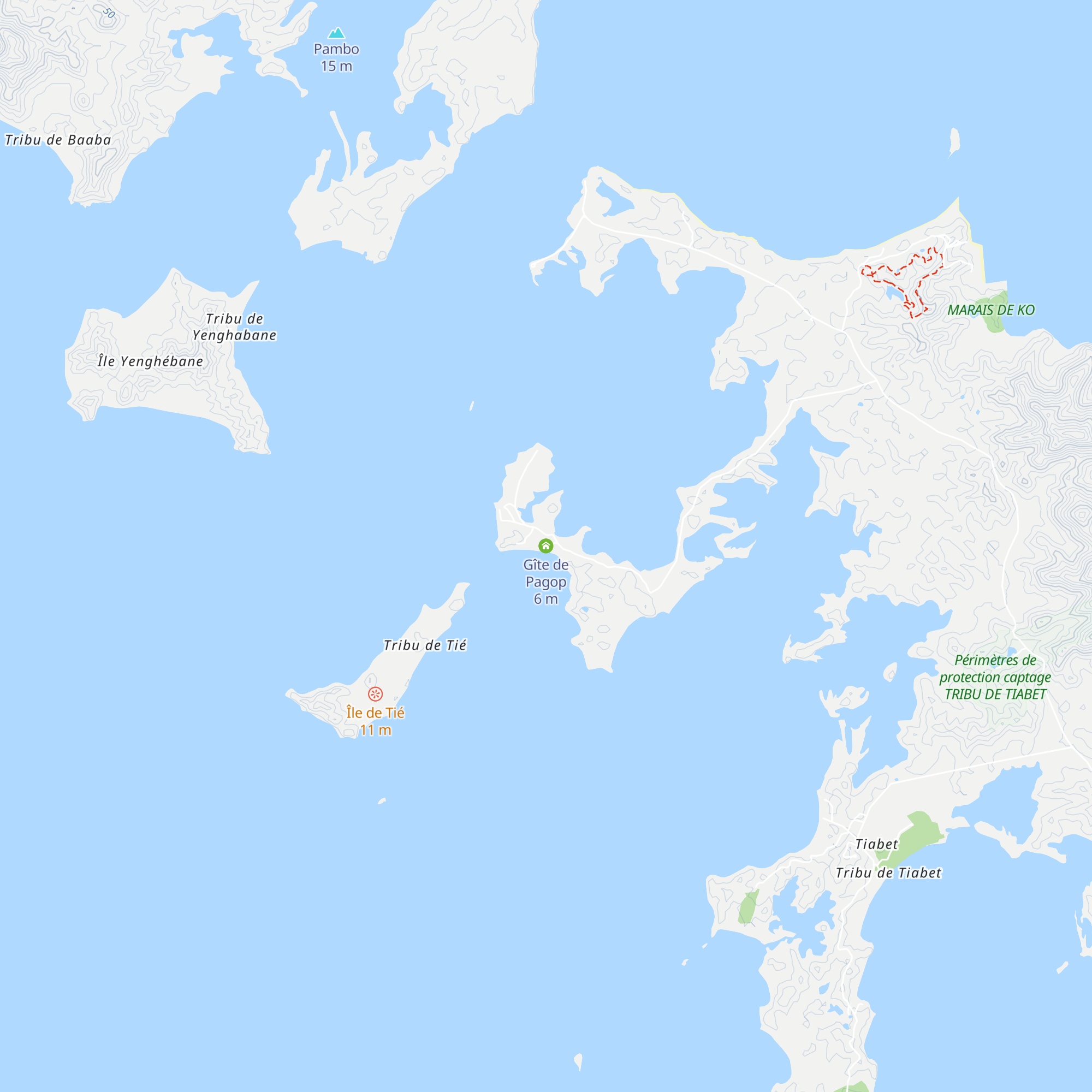 Gîte de Pagop map
