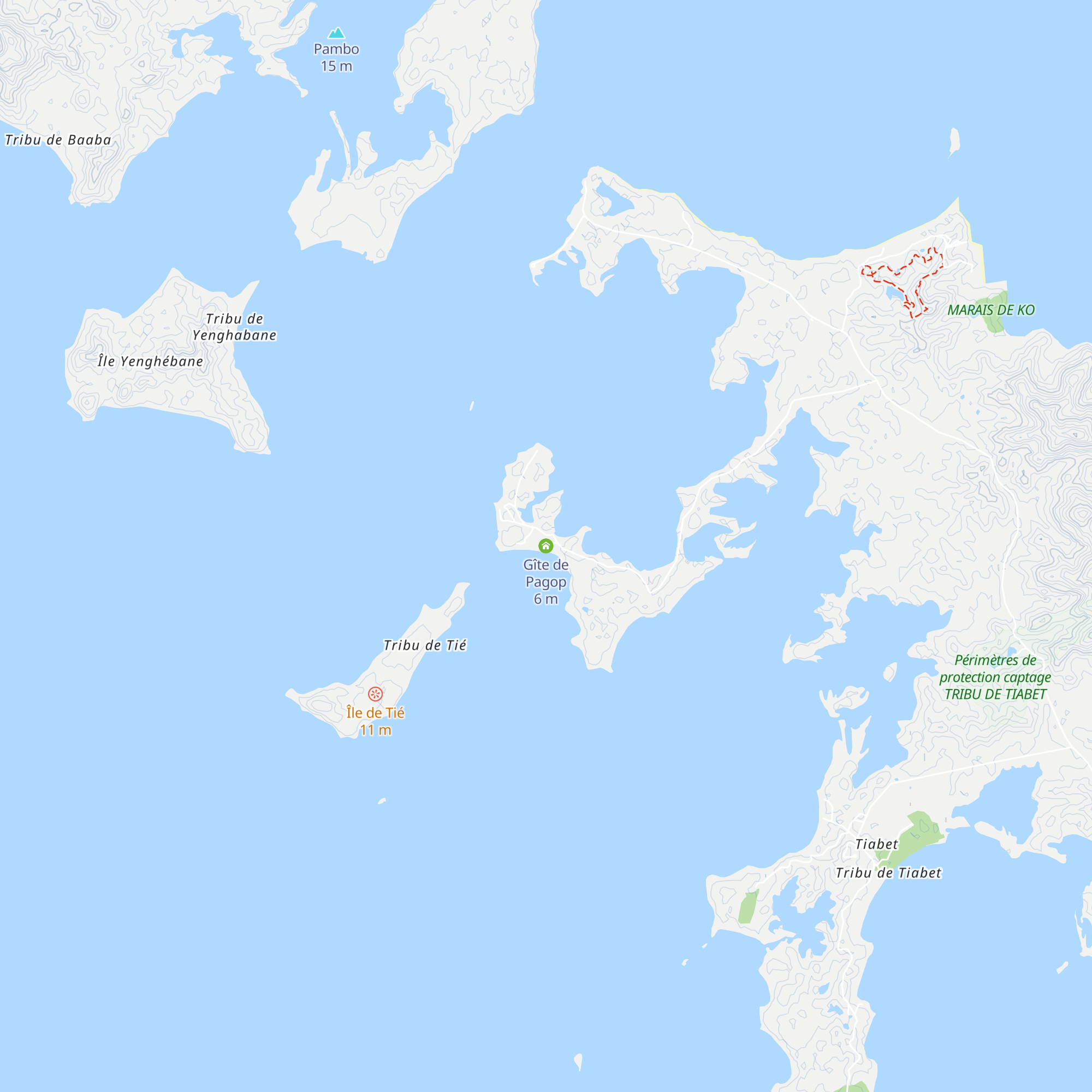 Gîte de Pagop map