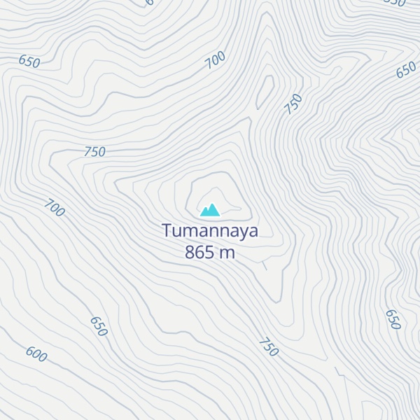 Map of Tumannaya