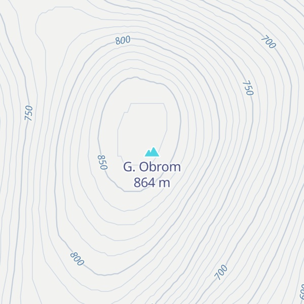 Map of G. Obrom
