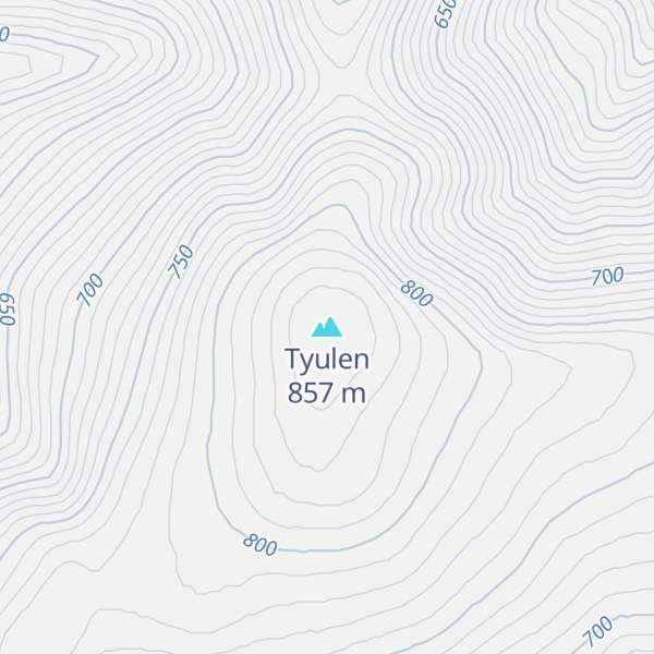 Map of Tyulen