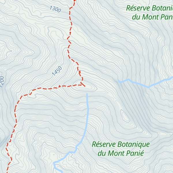 Map of Mont Panié