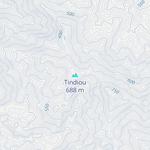 Map of Tindiou