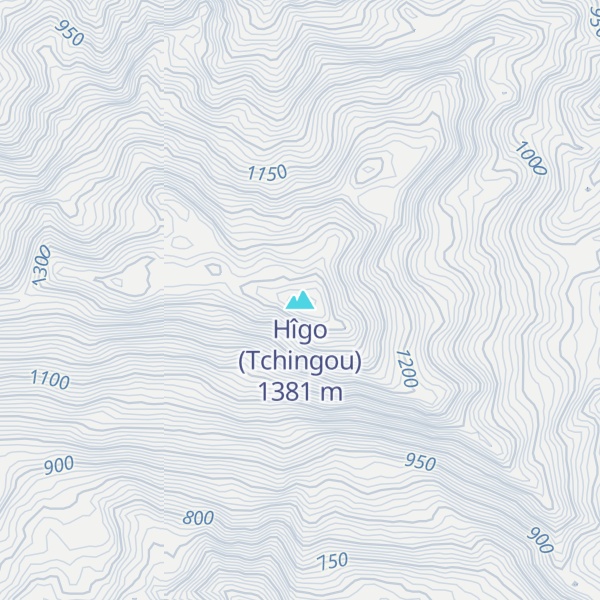 Map of Hîgo (Tchingou)