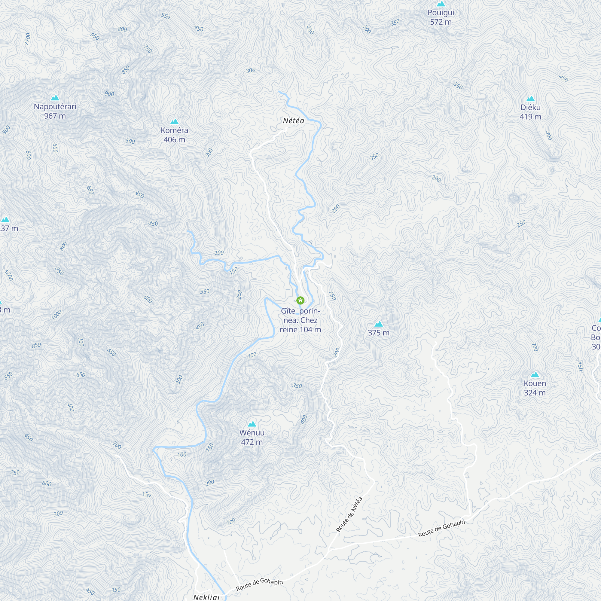 Gîte  porin-nea. Chez reine map