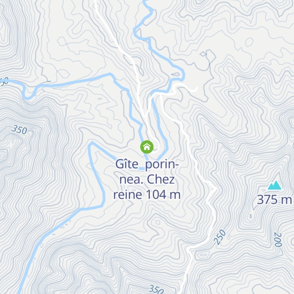 Map of Gîte  porin-nea. Chez reine
