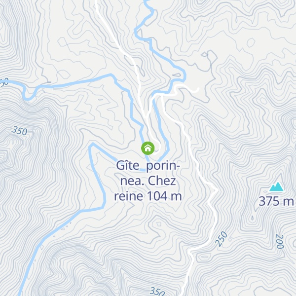 Map of Gîte Porin Néa - Chez Reine