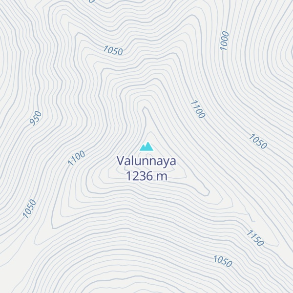 Map of Valunnaya