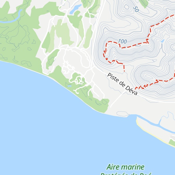 Map of Oua Koué