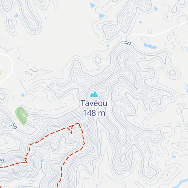 Map of Tavéou