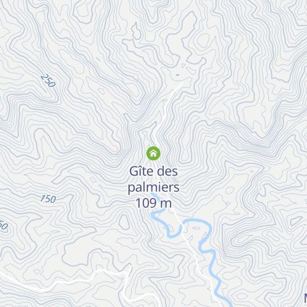 Map of Gîte des palmiers