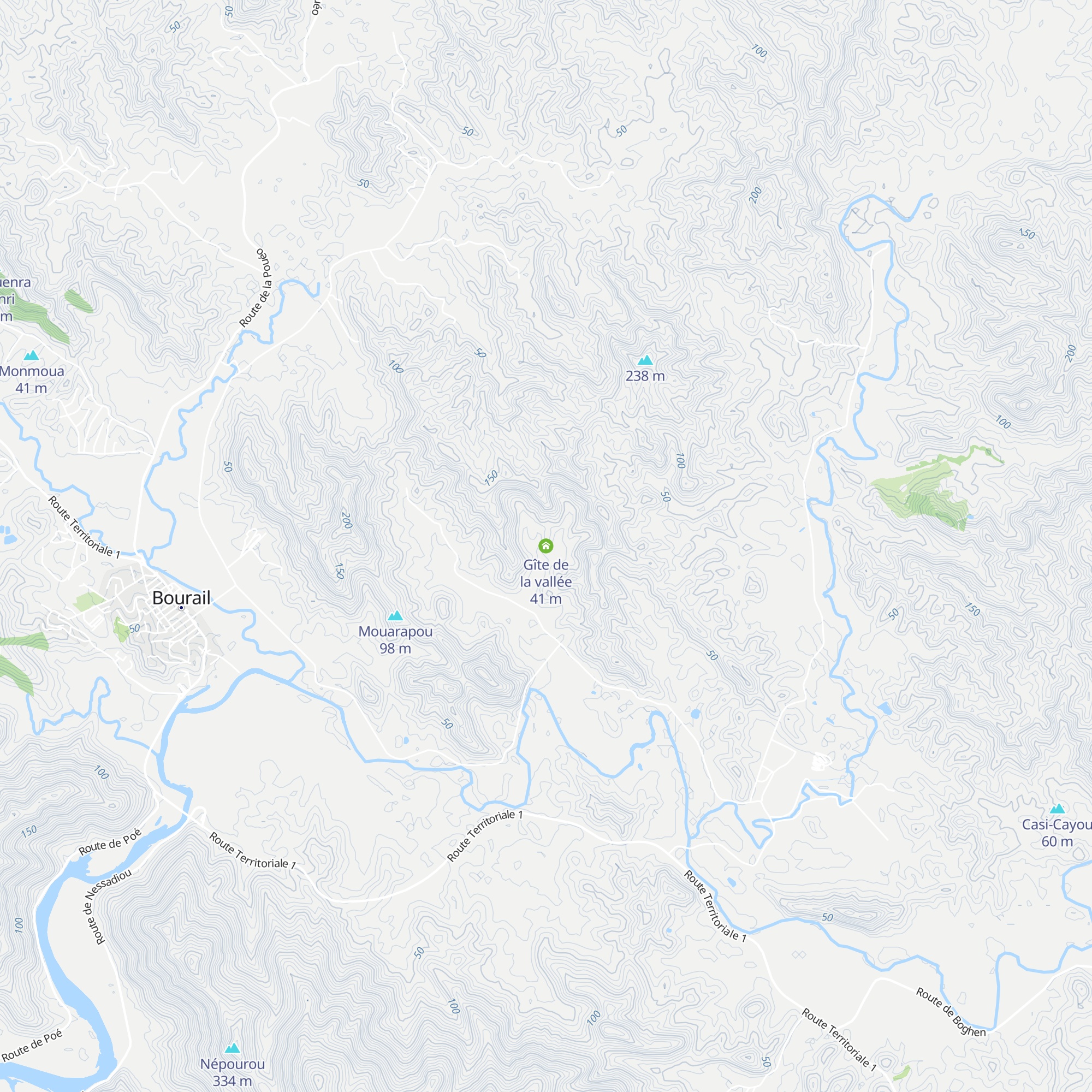 Gîte de la vallée map