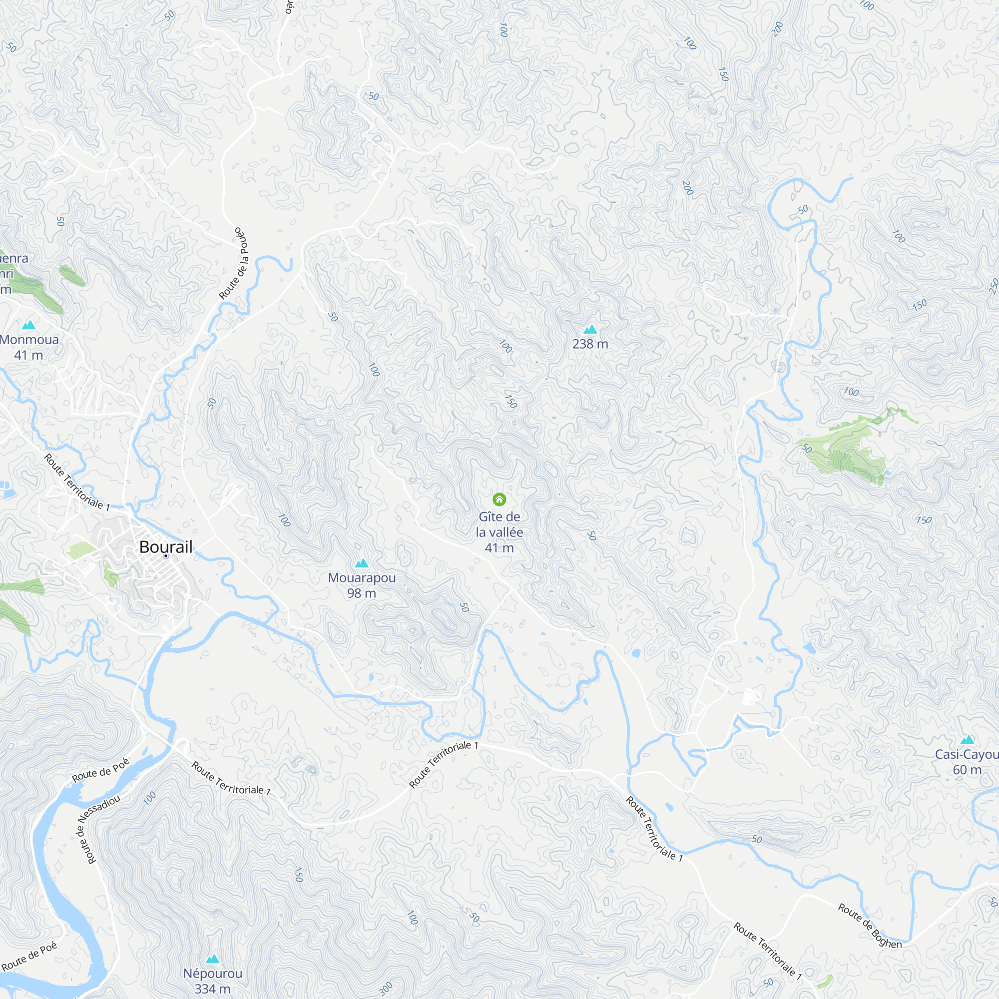 Gîte de la vallée map