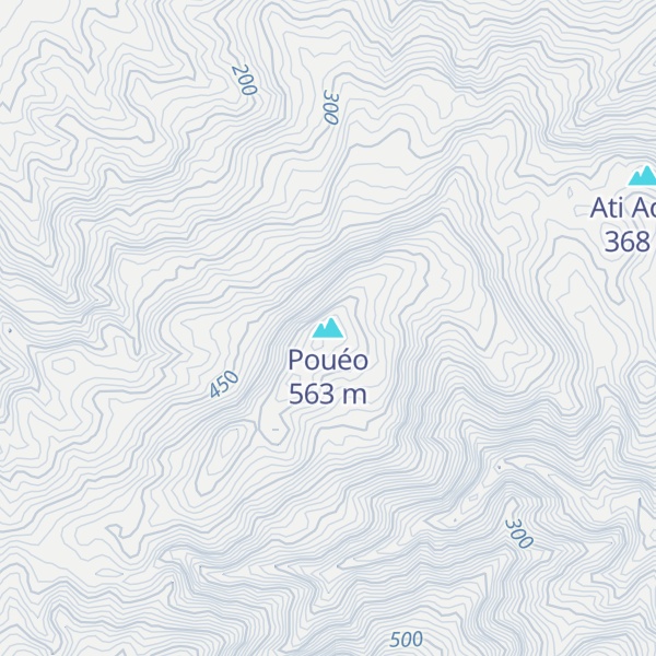 Map of Pouéo