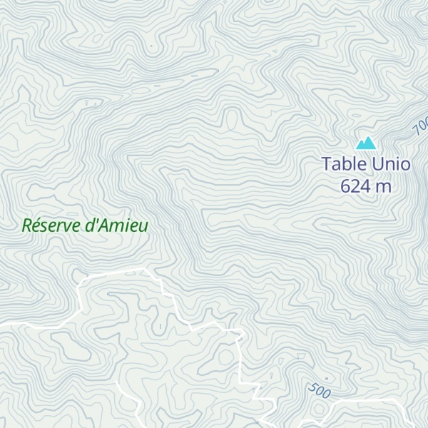Map of Pic Noir