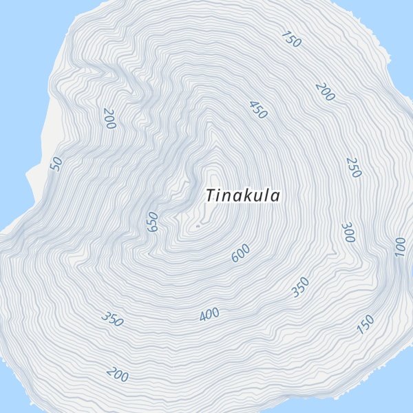 Map of Tinakula