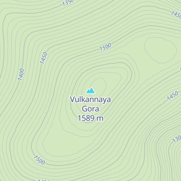 Map of Vulkannaya Gora