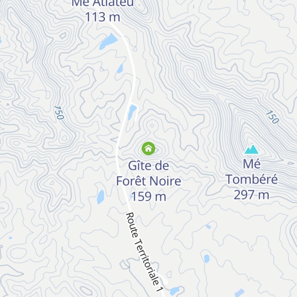 Map of Gîte de Forêt Noire