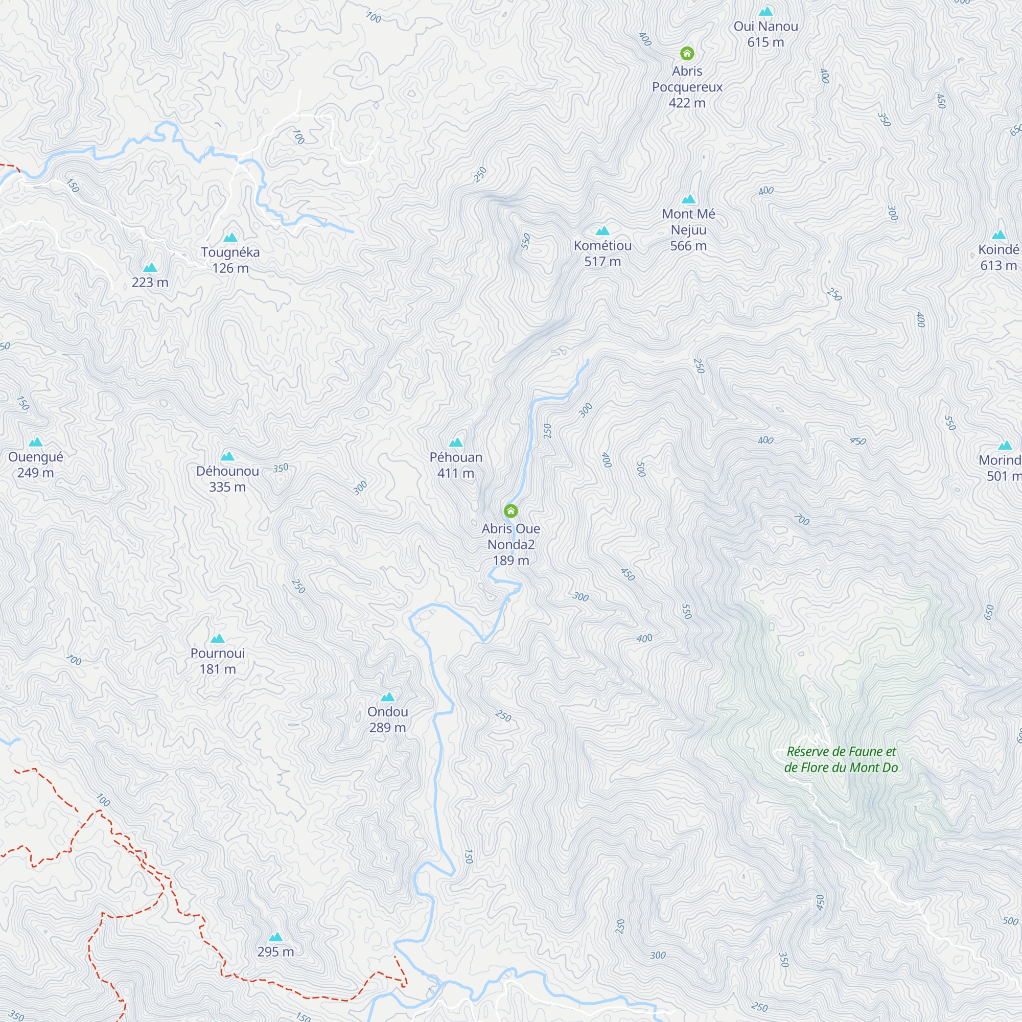 Abris Oue Nonda2 map