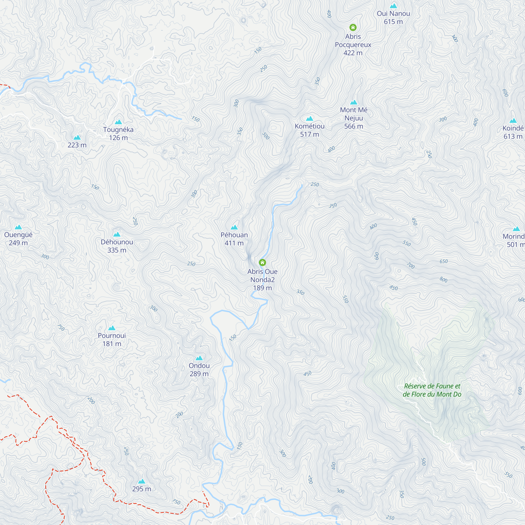 Abris Oue Nonda2 map