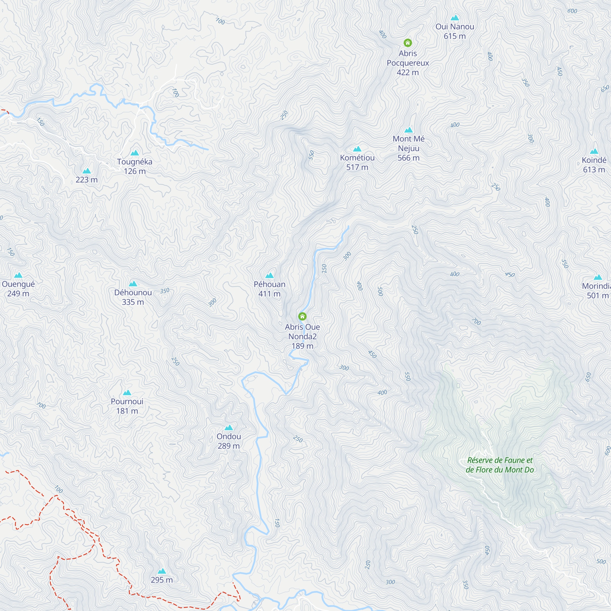 Abris Oue Nonda1 map