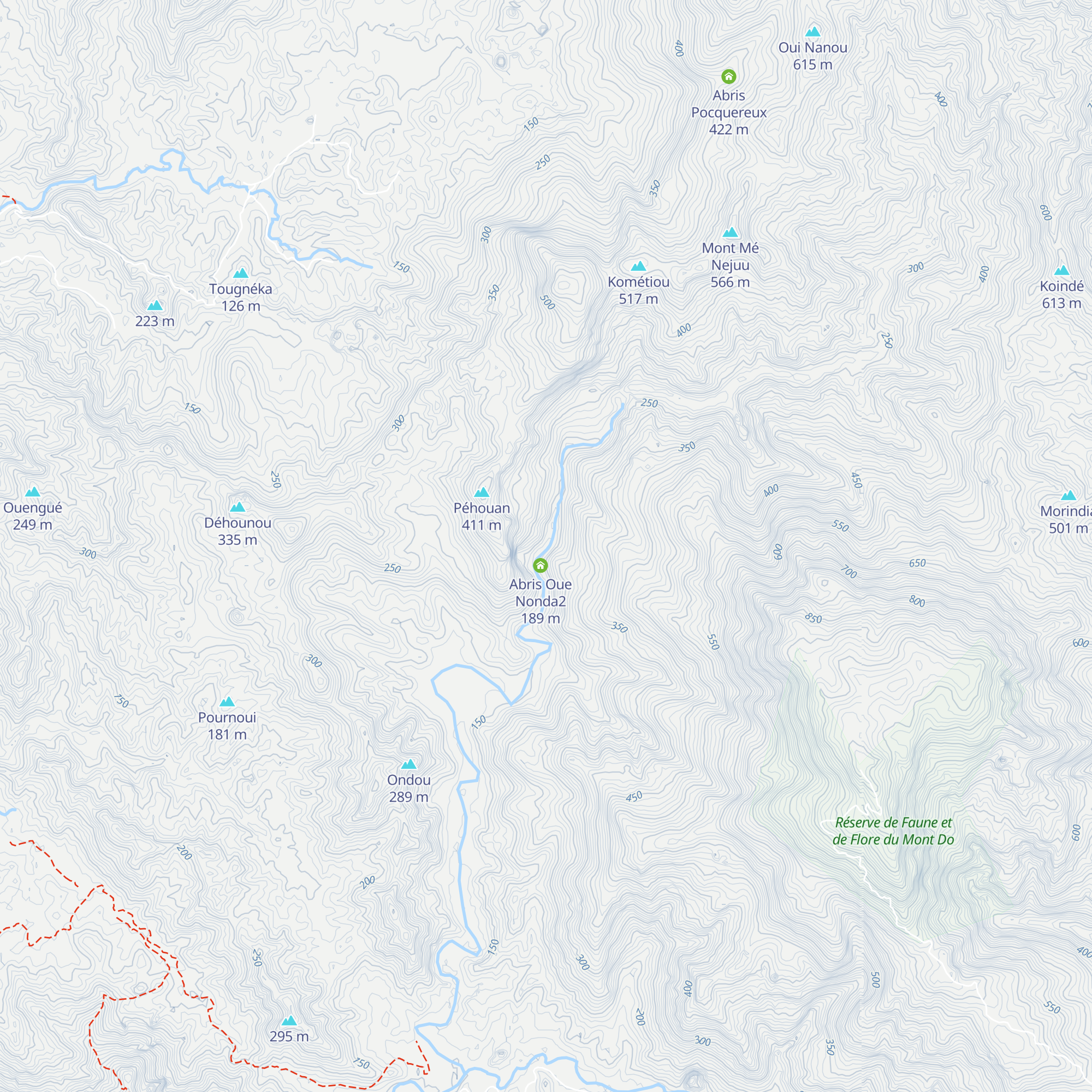 Abris Oue Nonda1 map