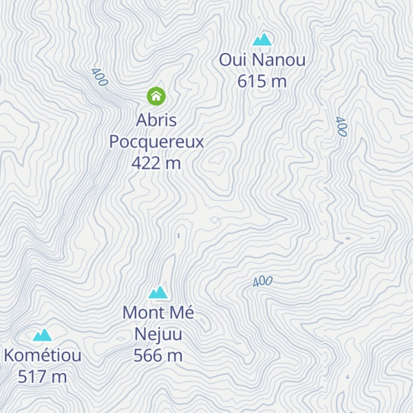 Map of Refuge des cagous