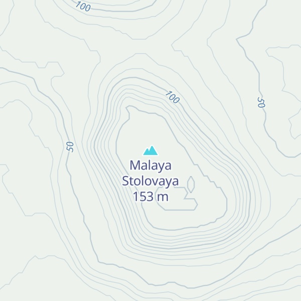Map of Malaya Stolovaya