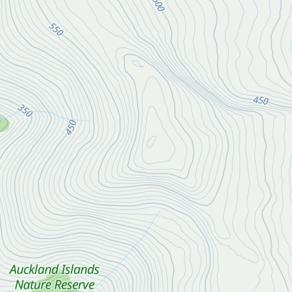 Map of Mount D'Urville